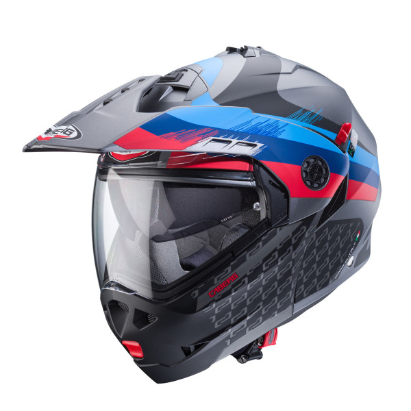 CABERG Caberg Tourmax X Sarabe Matte Gun/Black/Blue/Red X-Small Helmet